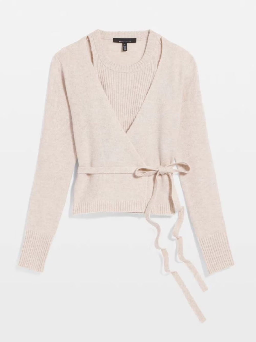 White House Black Market Two-in-One Wrap Cardigan - Picture 5 of 7